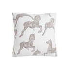 SOGA 50cm White Decorative Horse Pattern Cushion Throw Pillow