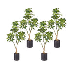 SOGA 4X 80cm Artificial Plants – Realistic Indoor Greenery with Pots