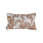 SOGA 35cm Bohemian Camel Brown White Horse Pattern Throw Pillow