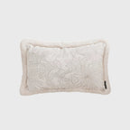 SOGA 30cm Romantic French Mosley Jacquard Pillow French Jungle Jacquard Raw Edge Waist Throw  Pillow