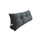 Soga 100cm Dark Grey Triangular Wedge Bed Pillow Headboard  Home Decor