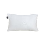 SOGA 30cm White Textured Geometric Pattern Decorative Throw Pillow