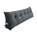 SOGA  120cm Dark Grey Wedge Bed Cushion