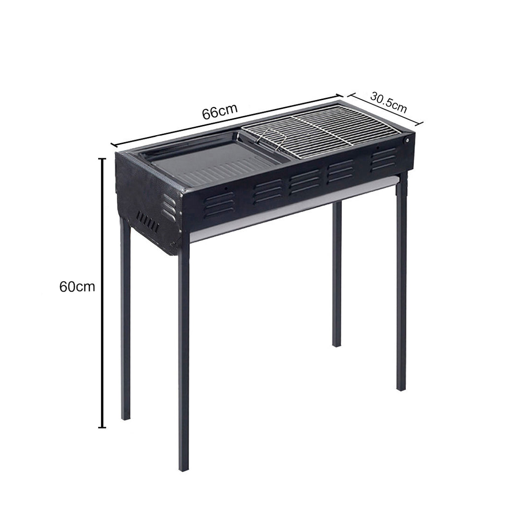66cm Portable Folding Thick Box-Type Charcoal Grill