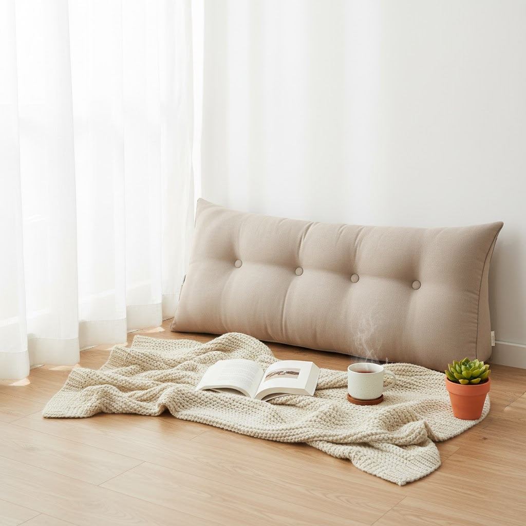 Soga 120cm  Beige Triangular Wedge Bed Pillow