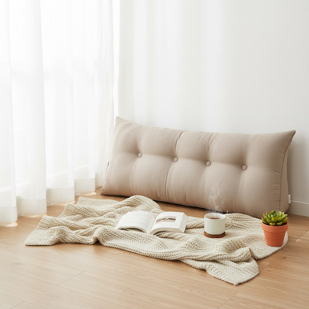 Soga 120cm  Beige Triangular Wedge Bed Pillow