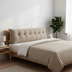 180cm Beige Wedge Bed Cushion