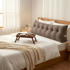 SOGA 180cm Coffee Wedge Bed Cushion