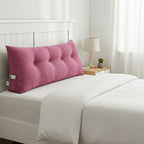 SOGA 120cm Crabapple Red Wedge Bed Cushion