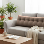 SOGA 180cm Coffee Wedge Bed Cushion