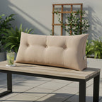 Soga 100cm Beige Triangular Wedge Cushion Pillow