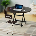 Black Round Dining Table