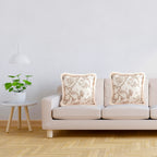 SOGA 45cm Light Luxury French Style Printed Plush Pillow Set Throw Pillow