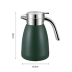 1.8L Stainless Steel Water Bottle Green