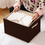 Medium Coffee Non-Woven Diamond Quilt Grid