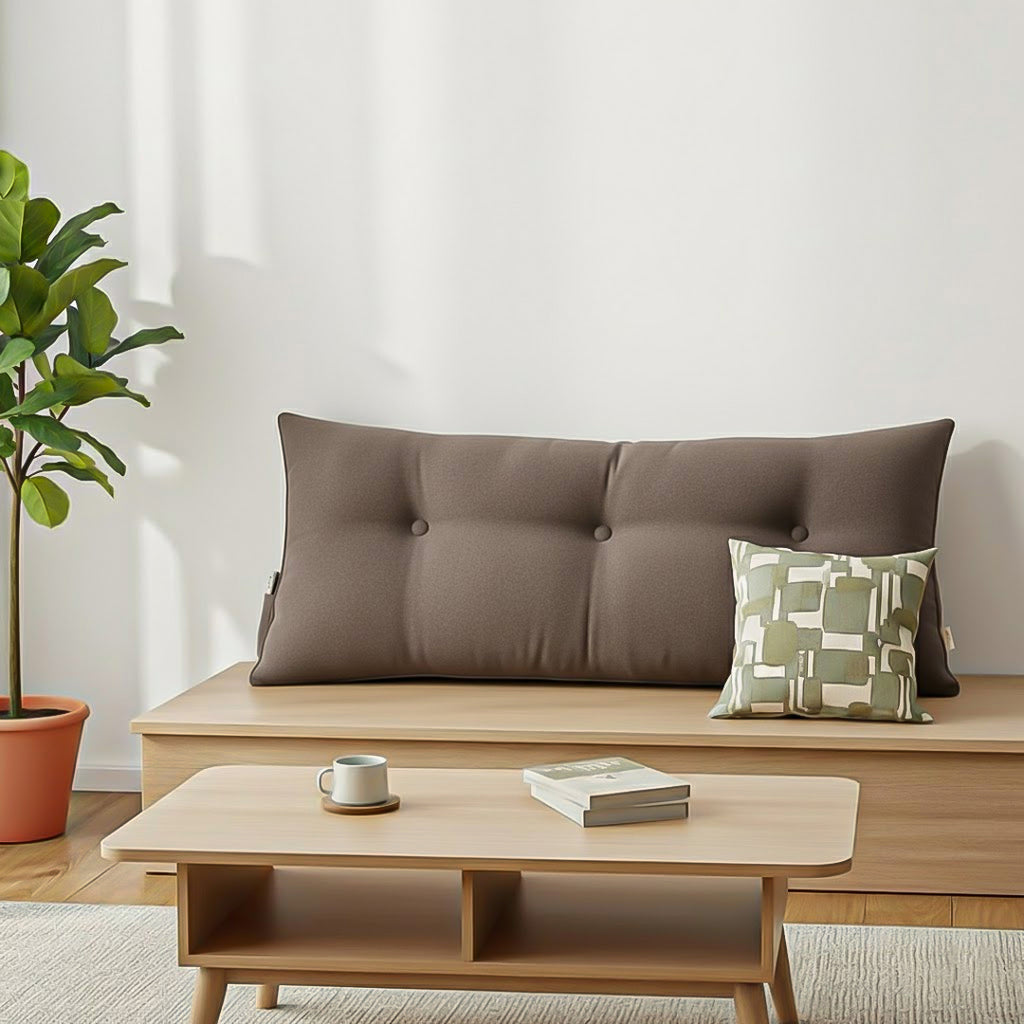 SOGA 100cm Coffee Cushion Pillow