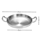 26cm Dry Pot with Natural Color 201 Material from Stainless Steel Kitchen Essentials