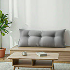 SOGA 100cm Silver Cushion Pillow