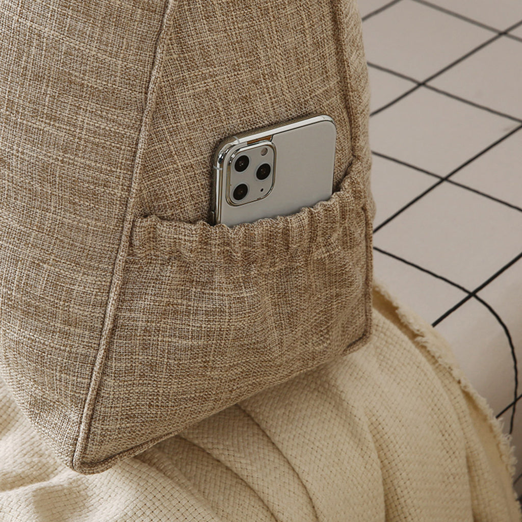 Soga 120cm  Beige Triangular Wedge Bed Pillow