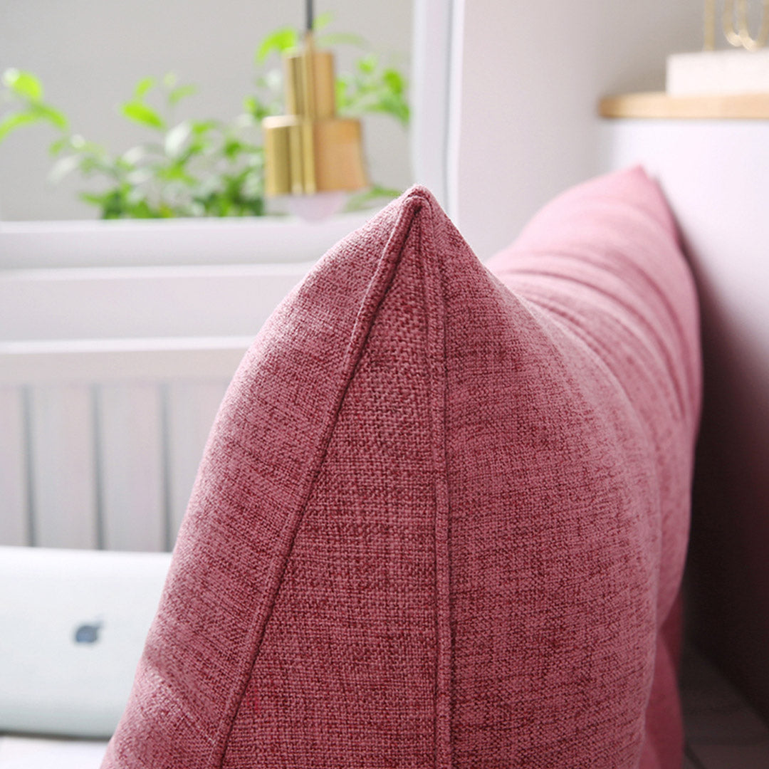 SOGA 180cm Crabapple Red Wedge Bed Cushion