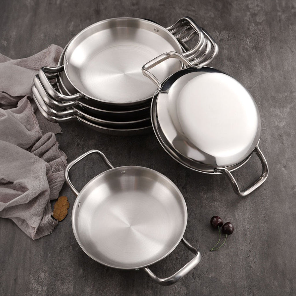 30cm Dry Pot with Natural Color 201 Material from Stainless Steel Kitchen Essentials