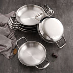 30cm Dry Pot with Natural Color 201 Material from Stainless Steel Kitchen Essentials