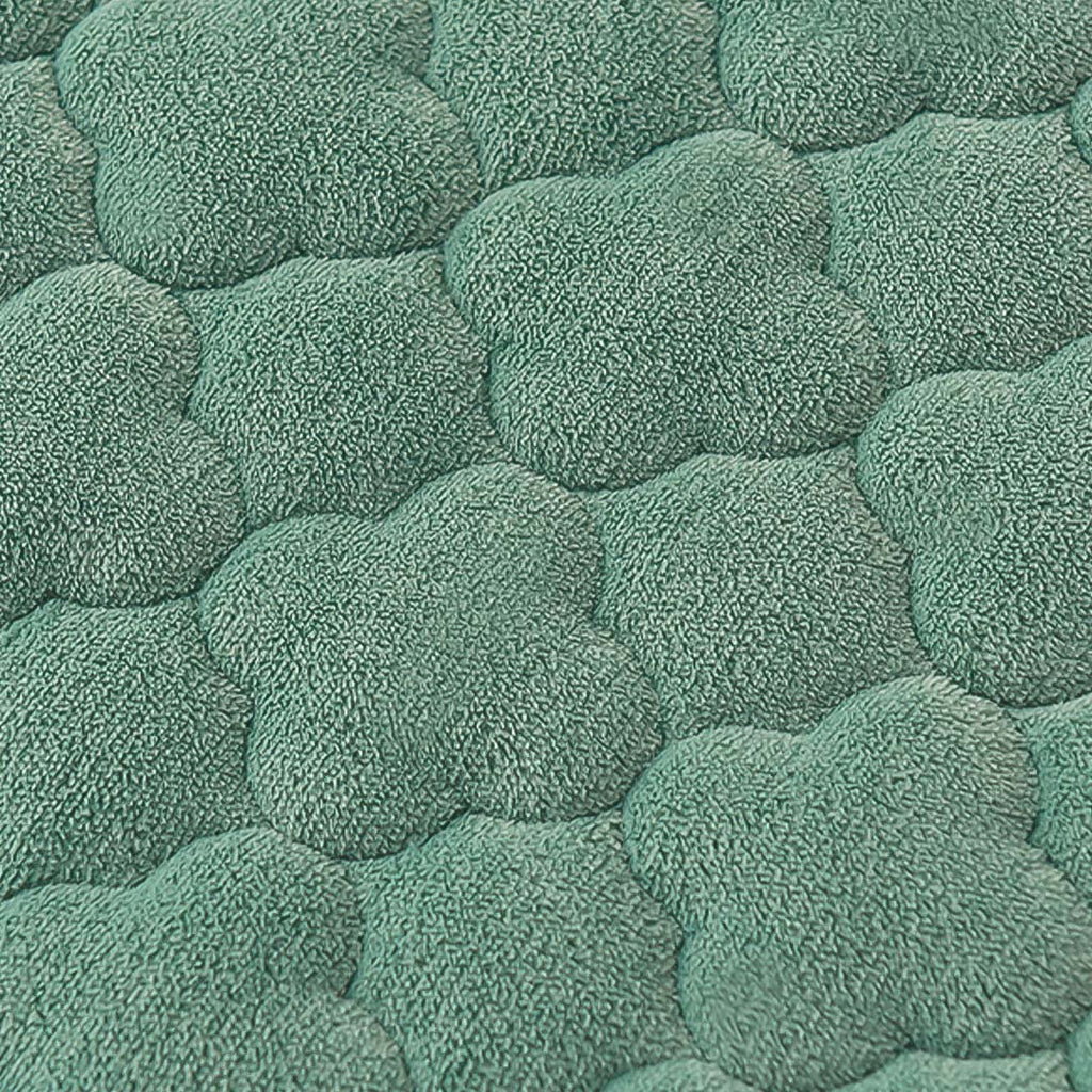 183cm Green Wide Mattress Cover Clover Design