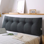 SOGA  120cm Dark Grey Wedge Bed Cushion