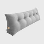 SOGA 150cm Silver Wedge Bed Cushion