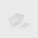150mm Clear GN Pan 1/3 Food Tray with Lid