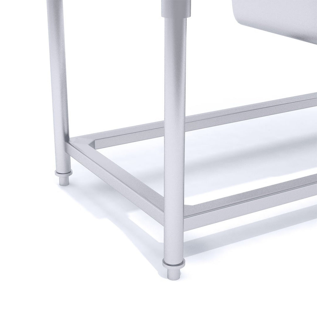 Commercial Stainless Steel Right Single Sink Work Bench 140*70*85