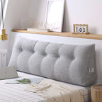 SOGA 150cm Silver Wedge Bed Cushion