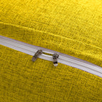 SOGA 120cm Yellow Triangular Wedge Bed Pillow Headboard Backrest