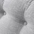 SOGA 150cm Silver Wedge Bed Cushion