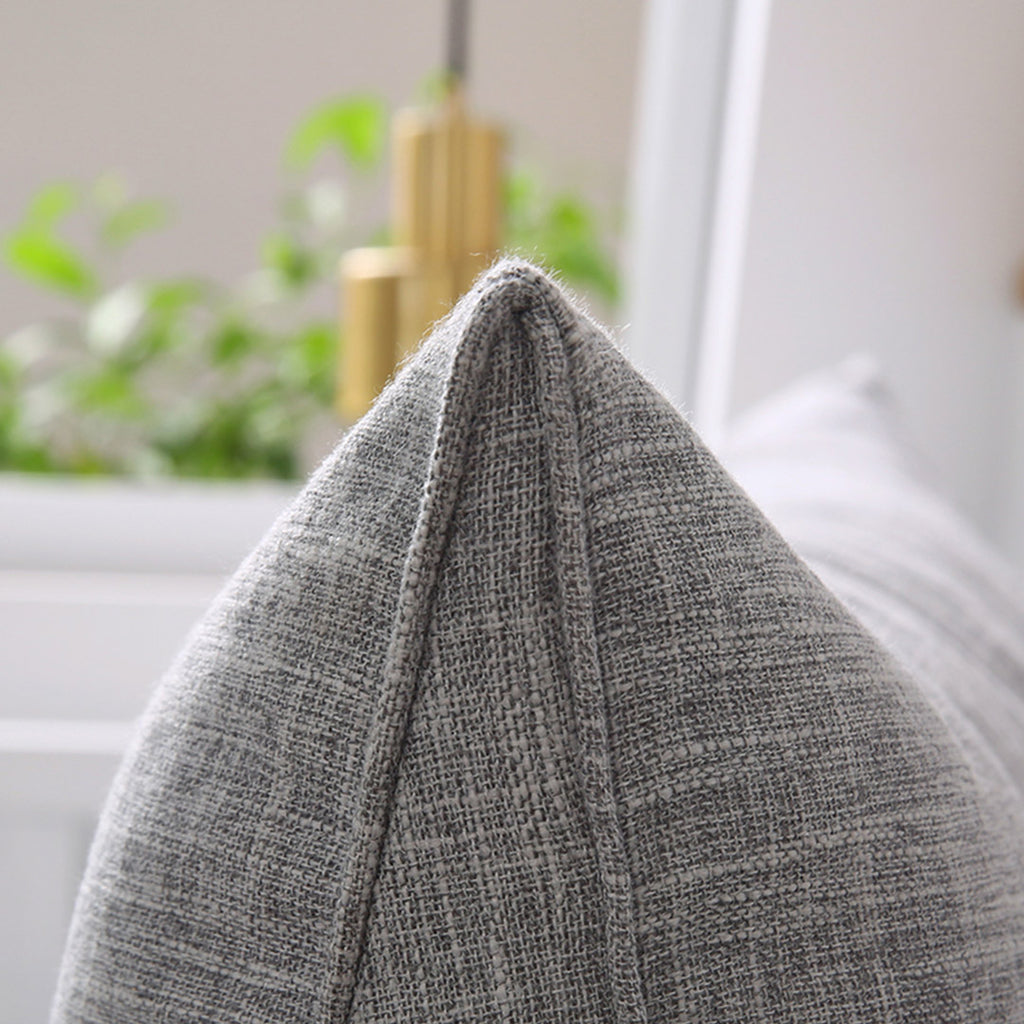 SOGA 150cm Silver Wedge Bed Cushion
