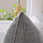 SOGA 150cm Silver Wedge Bed Cushion