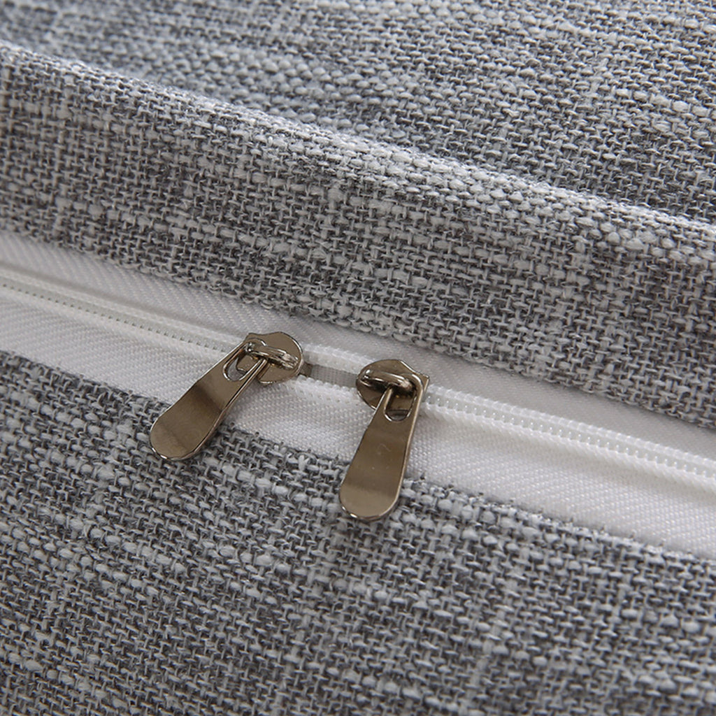 SOGA 150cm Silver Wedge Bed Cushion