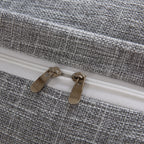 SOGA 150cm Silver Wedge Bed Cushion